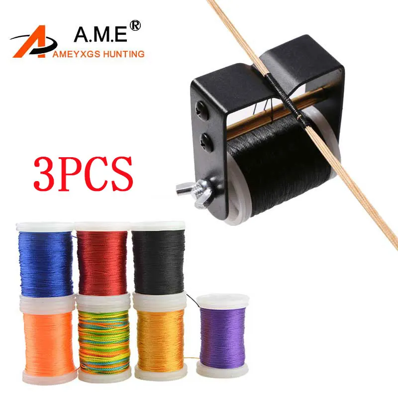 3pc Archery Bowstring Serving Material Thread Bow String Guard String