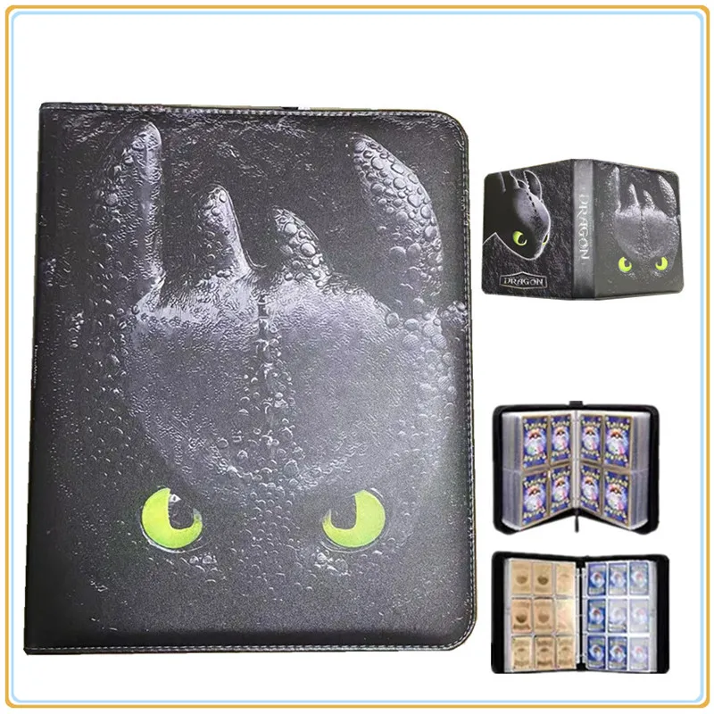 Card Album Book Anime How to Train Your Dragon Collection Card Zipper Game Cards Binder Holder 400pcs 900pcs