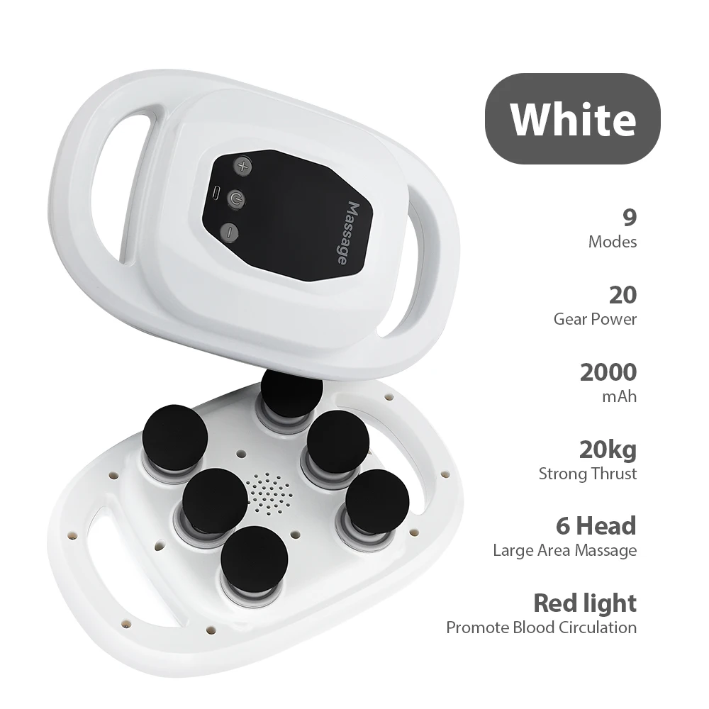 ستة رؤوس فآسيا بندقية عالية التردد الاهتزاز تدليك...