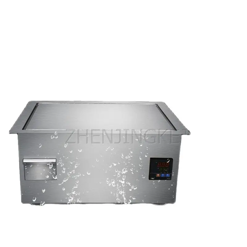 Commercial Electromagnetic Embedded Griddle Teppanyaki Home Western Kitchen Equipment Desktop Electricity Magnetic Grill Furnace 3