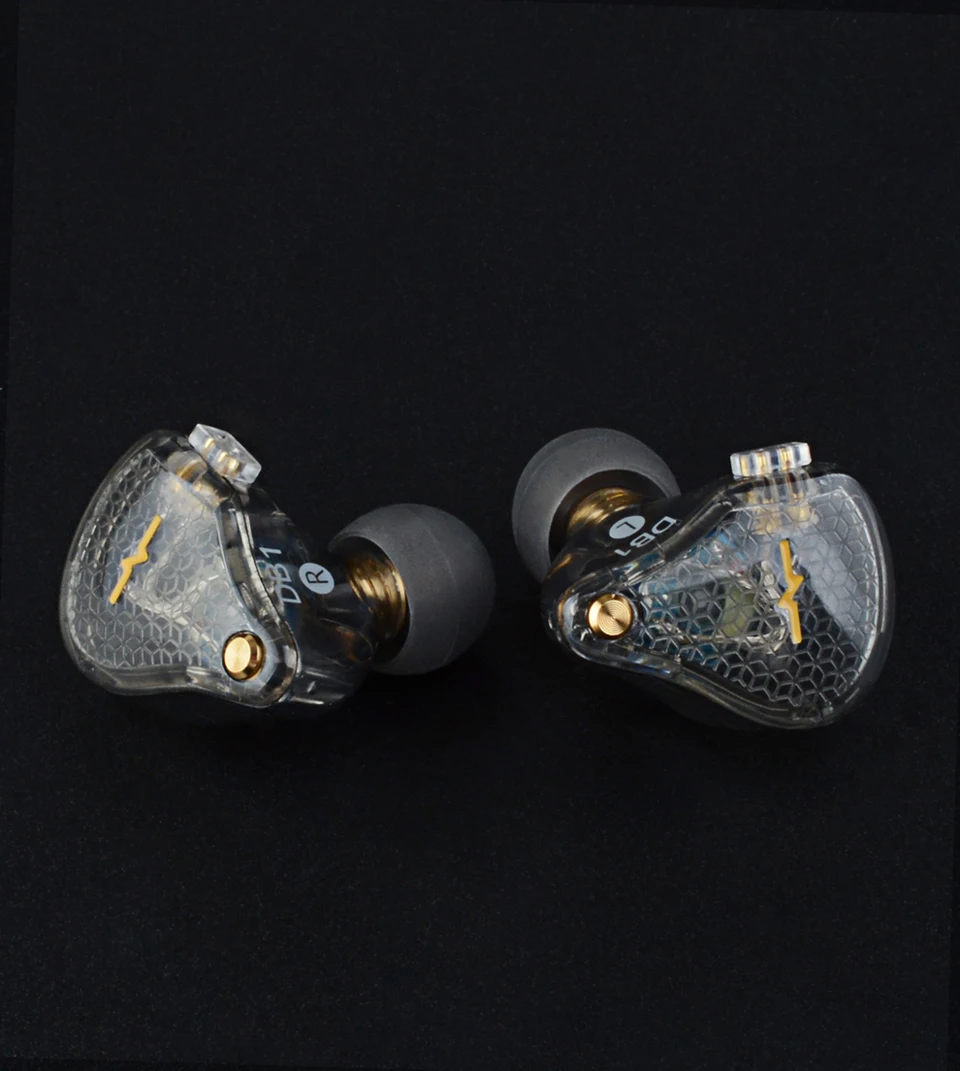 2021 NiceHCK DB1 HIFI In Ear Earphone 10mm Dynamic Music DJ Running Sport IEM Earbud Studio Earplug 0.78mm 2Pin Detachable