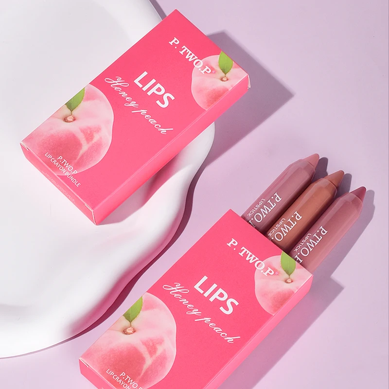 P.TWO.P 3 Pcs Lipstick Set with Sexy Long Lasting Waterproof Matte