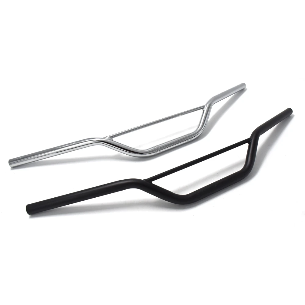 22mm Motorcycle Handlebars Crossbar Retro Motorbike Steering Wheel For