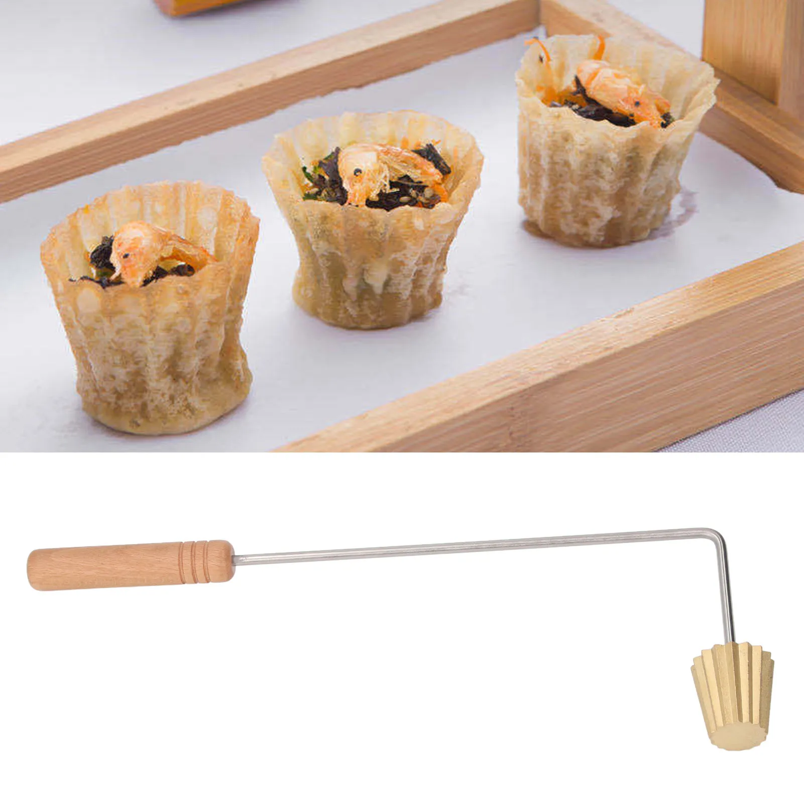 Malaysian Pie Tee Maker Nyonya Top Hat Tool for Baking Egg Tart Reusable Fried Tool Kitchen Bakeware Gadget Pie Tee Tool