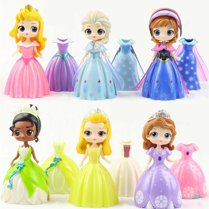 Disney Princess Dolls Princess Snap On Dresses Disney Princess