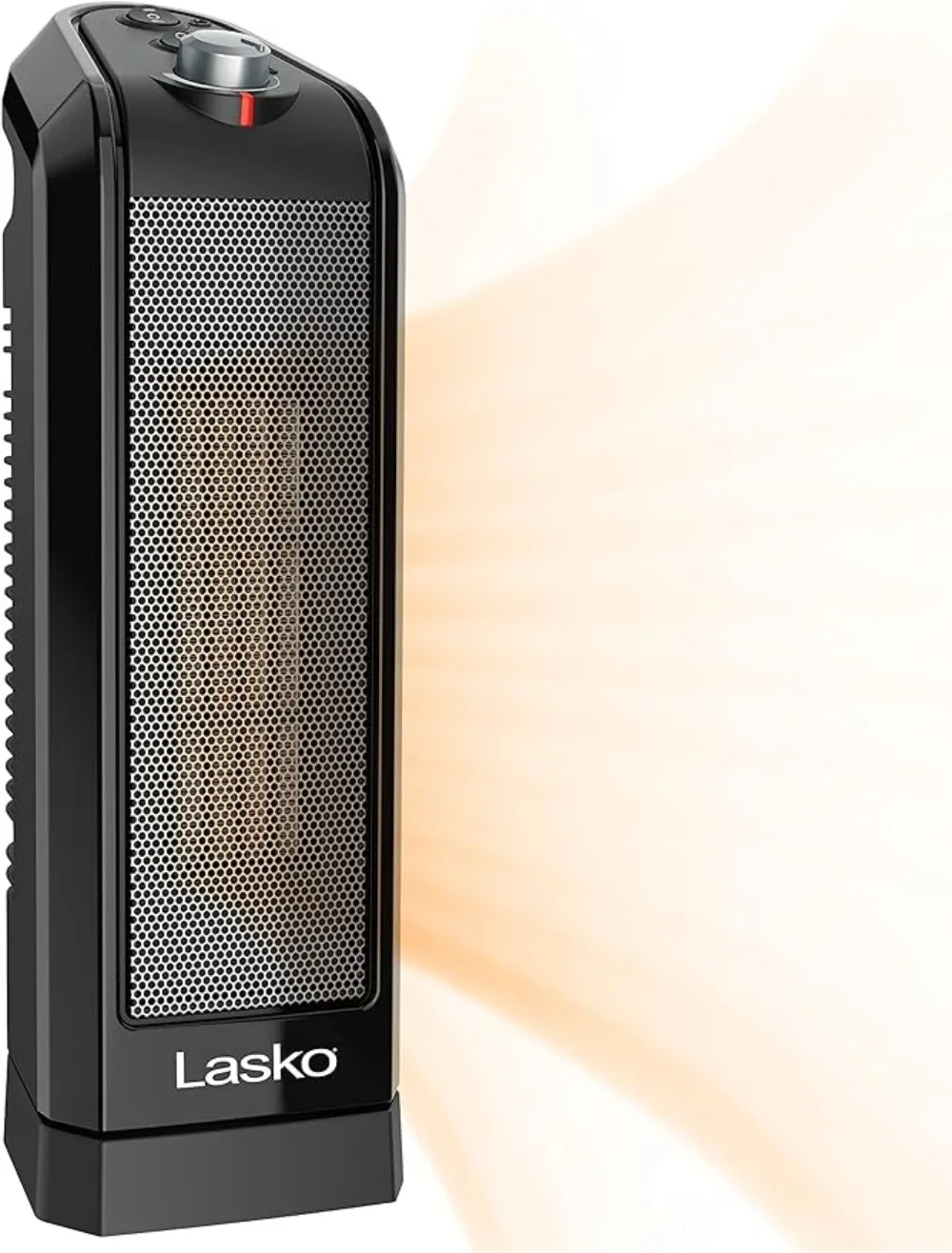 

Lasko Oscillating Ceramic Space Heater for Home with Overheat Protection, Thermostat, and 3 Speeds, 15.7 Inches, Black