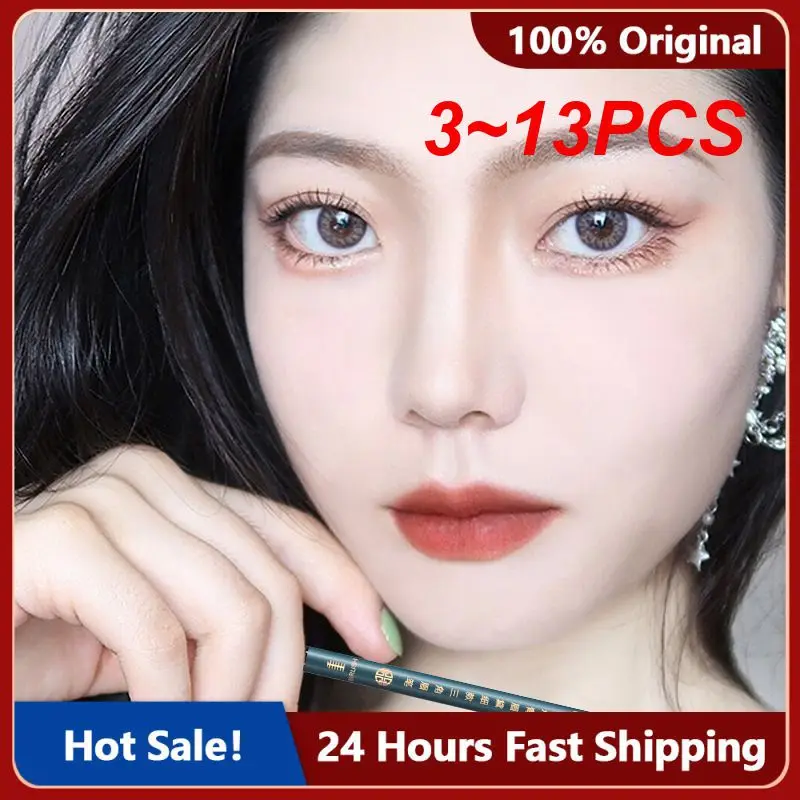 

3~13PCS Superfine Eyebrow Pencil Natural Long-lasting Waterproof And Sweatproof No Blooming Rotatable Eyebrow Tattoo Pen Makeup