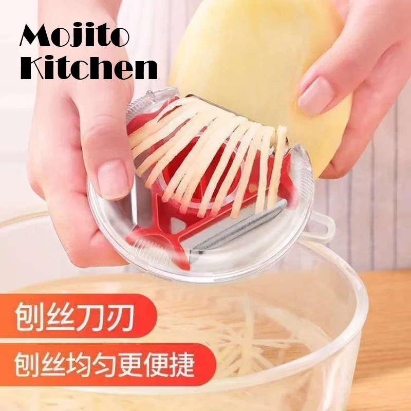 

Multifunctional Three-In-One Peeling Artifact, Household Peeling Knife, Kitchen Melon Planing Potato Peeler, Fruit Peeling Knife