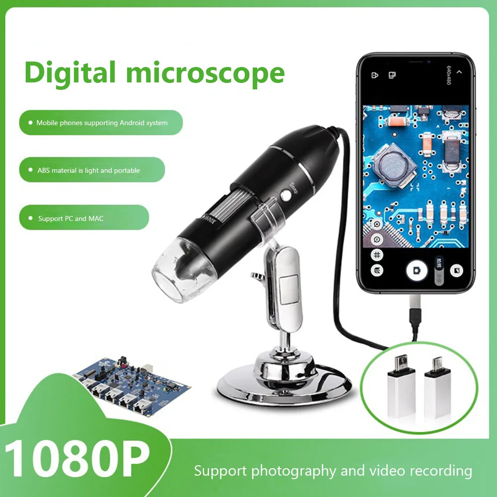 Digital Microscope USB Zoom x500/x1000/x1600 - Volta Technology