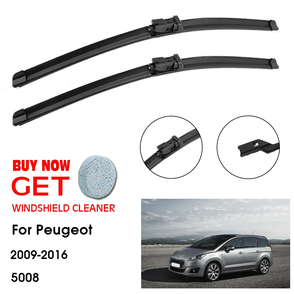 Car Wiper Blade For Peugeot 5008 32"+28R" 2009-2016 Front Window Washer Windscreen Windshield Wipers Blades Accessories