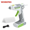 WORKPRO Glue Gun 7.2V Lithium Battery Hot Silicone Gun Hot Melt Glue Gun with 20pcs Premium Glue Sticks for DIY Crafts Arts 1
