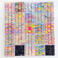 1 Set Elastic Hair Bands For Girls Baby Hair Accessories Children Hair Ties Rubber Bands Toddler Kids Hair Accessories 1