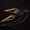 22cm Valorant Kuronami No Yaiba Variant Purple Ninja Kunai Game Peripherals Weapon Model Metal Accessories Ornaments Gift Toys 3