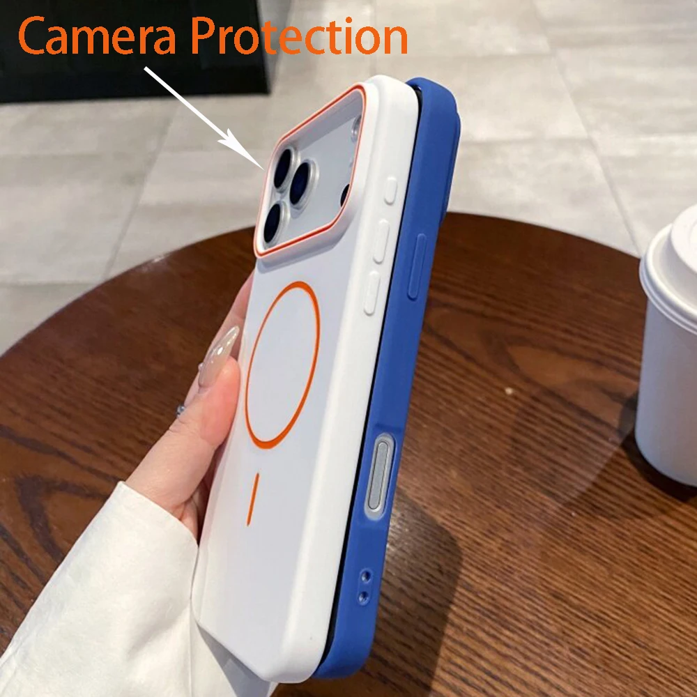 Luxury Silicone Magnetic Phone Case with Wireless Charging Capability