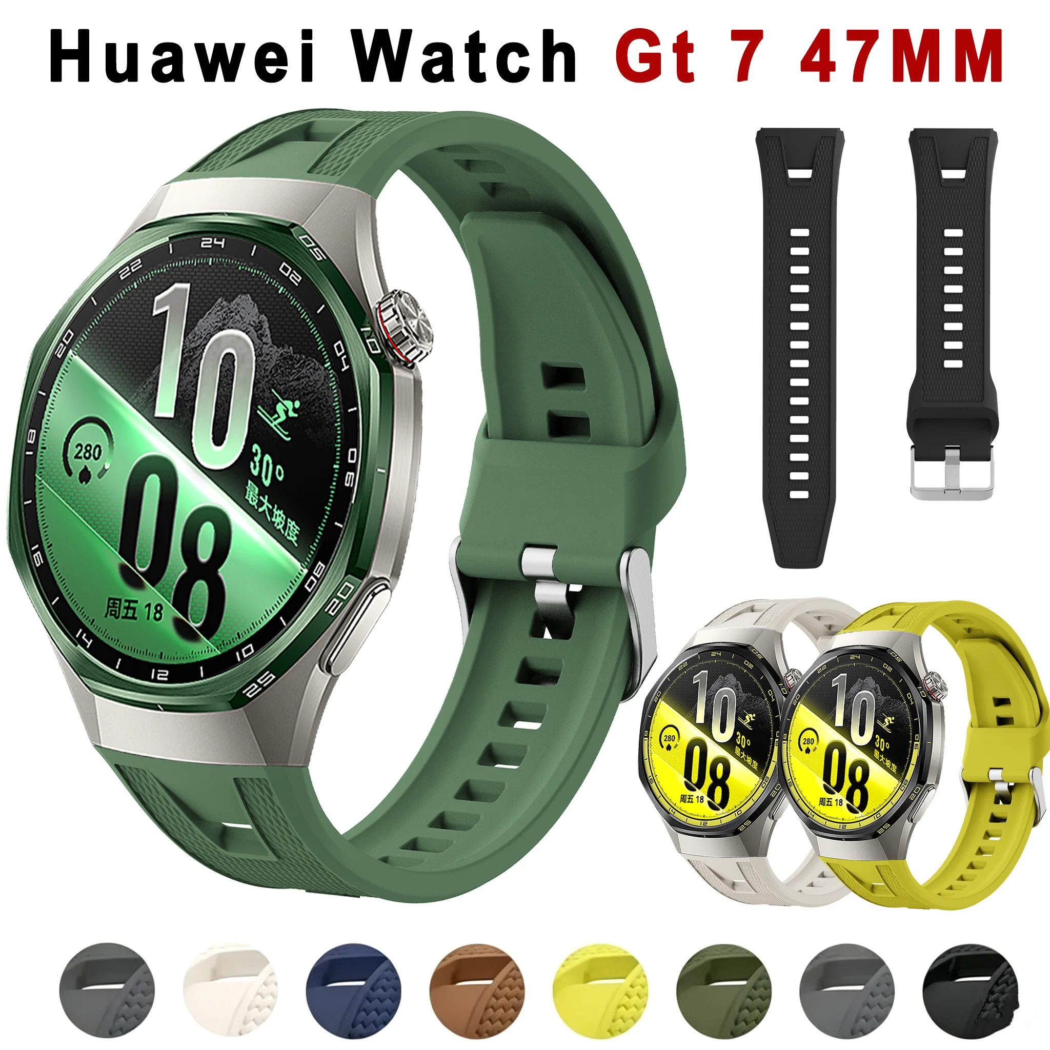 Original Sport Silicone Breathable Strap for Smartwatches - Seamless Fit Bracelet