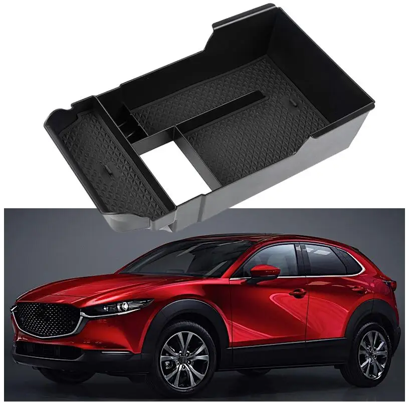 

Car Armrest Storage Box for CX30 CX-30 2019 2020 Central Control Armrest Box Auto Interior stying Accessories Container