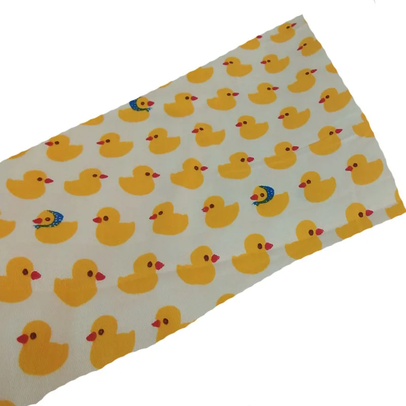 Cotton viaPhil Colorful Yellow Chicks & Ducks Series Printed Fabric Patchwork Cloth Dress Home Decor