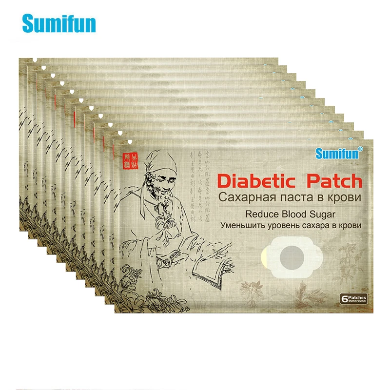 

30/60/90 Sumifun Diabetic Patch Natural Herbs Control Blood Sugar Diabetes Sticker Lower Blood Glucose Body Care Medical Plaster