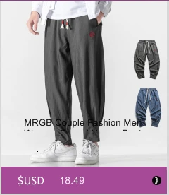 MRGB Baggy Casual Men's Wide Leg Pants 2022 Korean Draped Cotton Men Solid Color Trousers Spring Streetwear Oversize Man Pants harem joggers