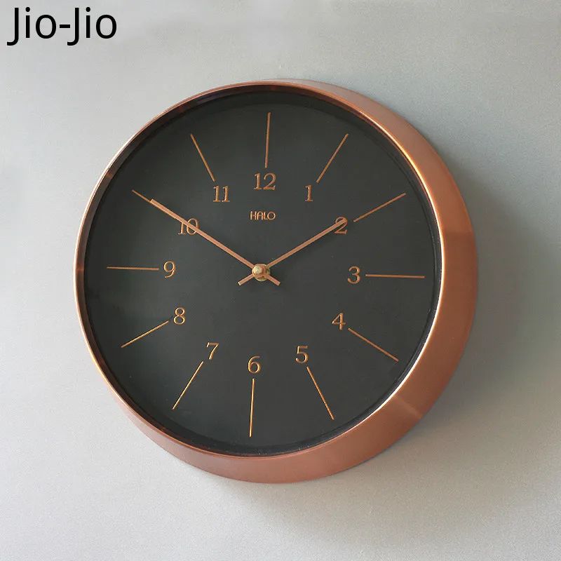 Luxury Wall Clock Modern Design Wall Watches Home Decor Silent Metal