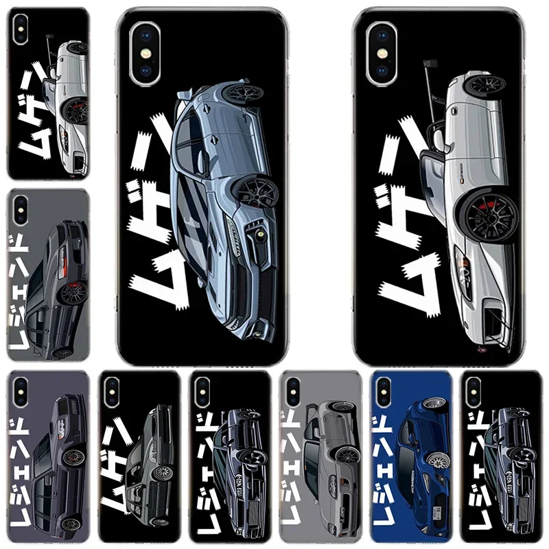 JDM Tokyo Drift Sports Car Phone Case - Stylish Silicon Soft Cover