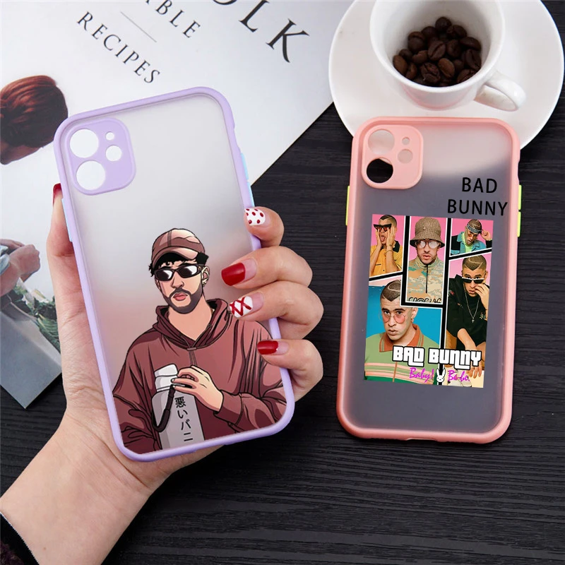 Yo Perreo Sola Bad Bunny Maluma Matte Clear Phone Case for IPhone 12 11 Pro Max 12mini 7 8Plus X XS XR 13 SE2 Fashion Cover Capa iphone 13 pro max case clear