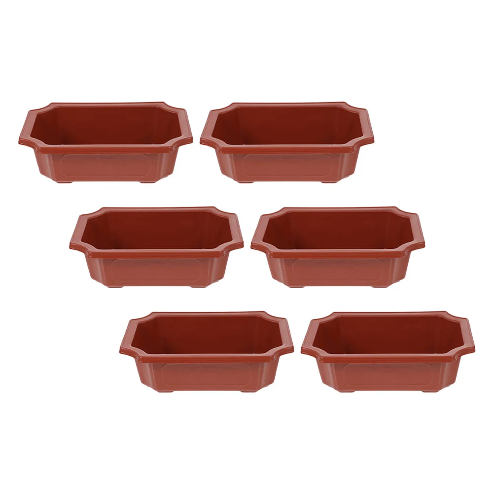 

Plastic Flower Pot Succulent Plants Bonsai Planting Pots Landscape Flowerpot