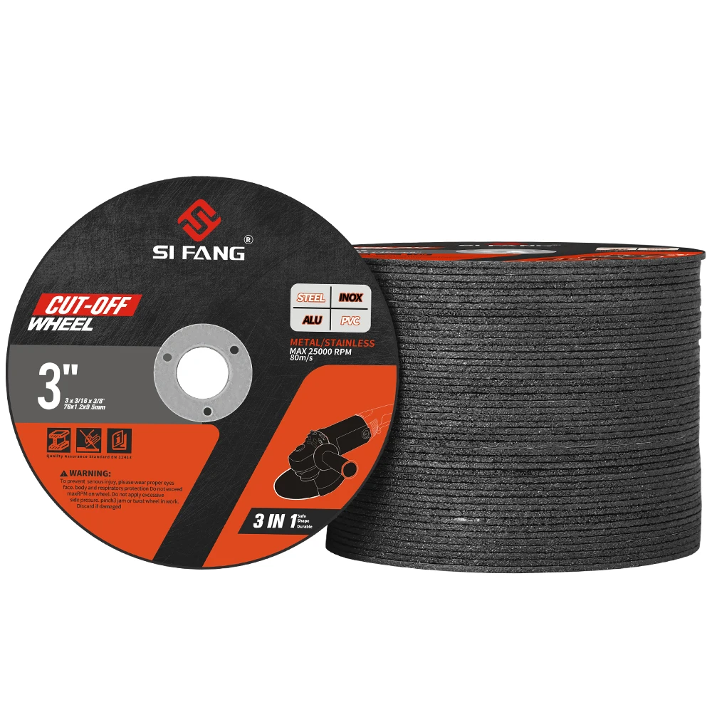 75/115/125mm Metal Cutting Disc Resingrinding Wheel Disc Angle Grinder Saw Blade for Metal Iron Pvc Stainless Steel Cutting 5-50