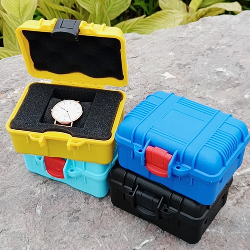 1 Slot Portable ABS Plastics Watch Storage Box Waterproof Watch Organizer For Watches Fine Parts Watch Storage Box