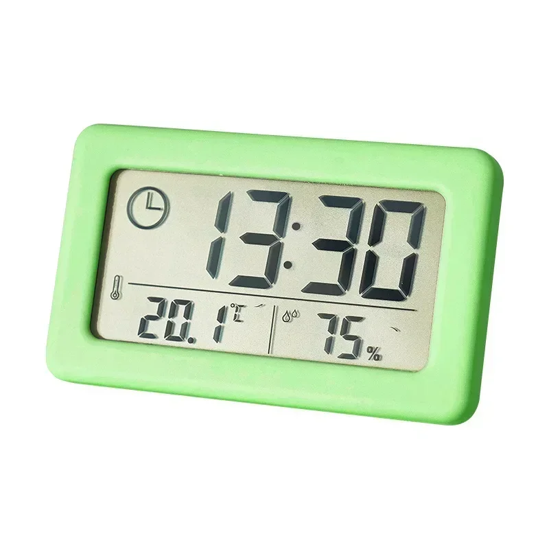 Digital Alarm Clock Hygrometer Electronic By Portable Temperature and Humidity Battery Mini Electronics Household Use Wall Table