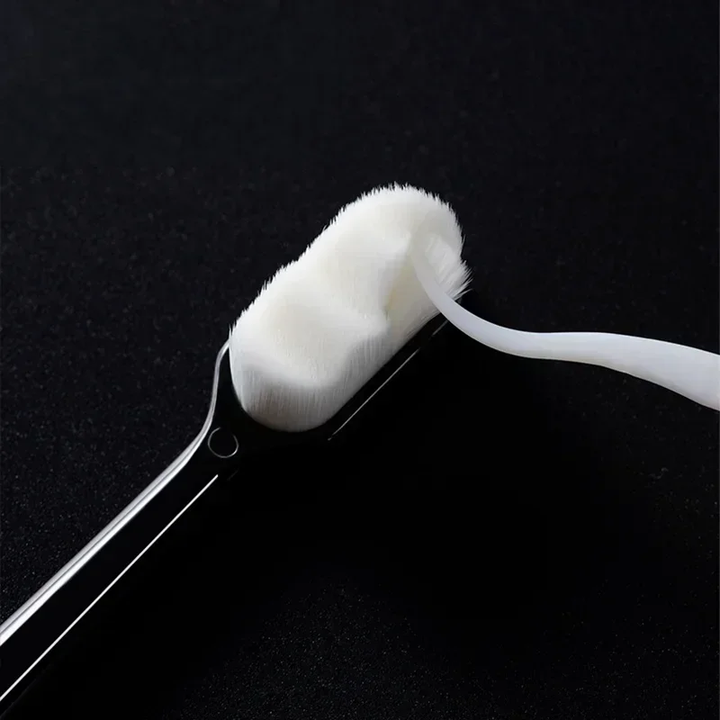 5PC 초극세 부드러운 칫솔 백만 나노 강모 성인 칫솔 치아 깊은 청소 휴대용 여행 치과 구강 관리 브러시