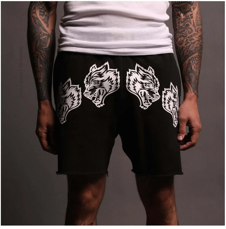 2024 Summer New Men's Shorts Cotton Casual Bodybuilding Sports Shorts Jogger Gym training Running Fitness Man Shorts 3