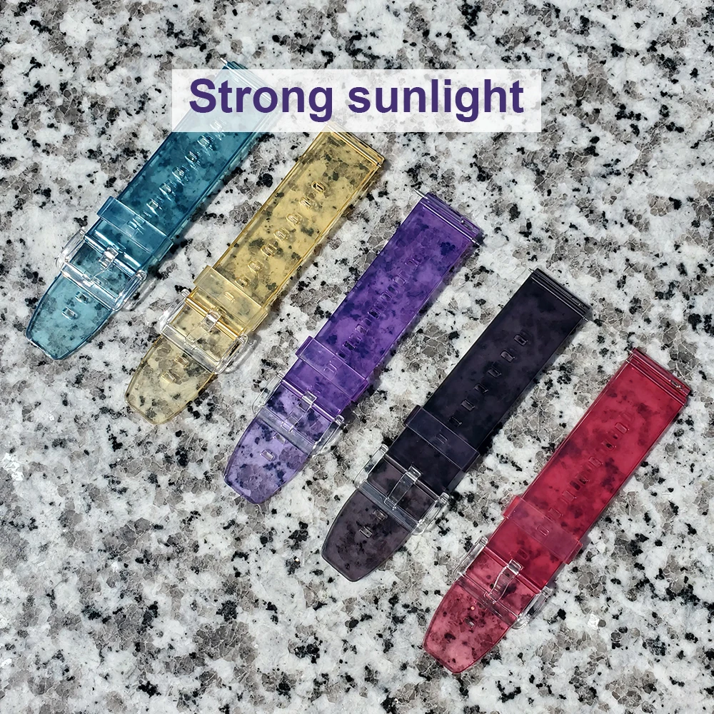 

For SUUNTO 9 PEAK Band For SUUNTO 3 Wristband Replace Watchband Changeable color Bracelet Easyfit Transparent TPU Silicone Strap