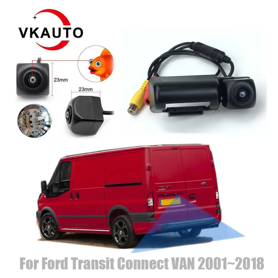 Telecamera Posteriore HD 720p Per Ford Transit MK6/MK7/Connect – Sensore CCD, Visione Notturna, Impermeabile IP69 – Retrocamera Con Cavo 23.5 Ft - 2
