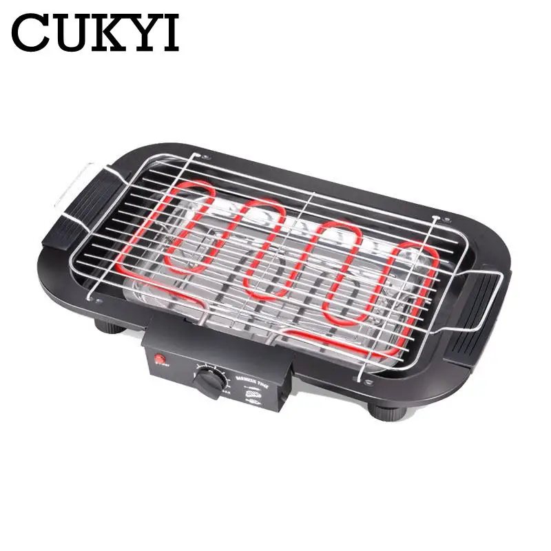 Smokeless Electric grill Firepower adjustable Washable Household Picnic Barbecue Machine Thermostatic Stainless steel Bakeware 5