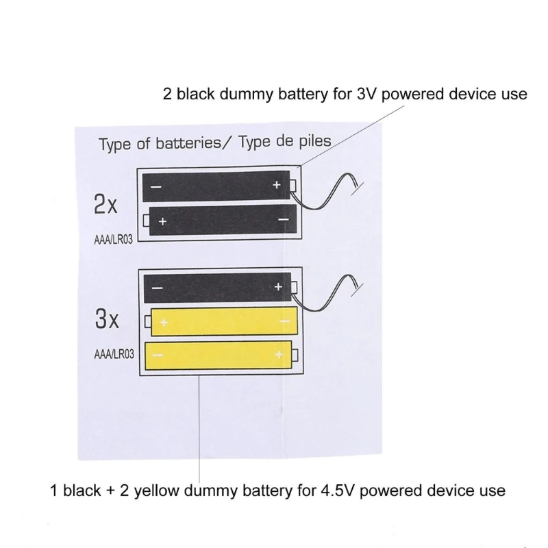 

AAA Virtual Battery USB Battery Eliminators for LED Lights Lamps Fan Cameras Replacement for 4.5V and 3V AAA Batteries Dropship