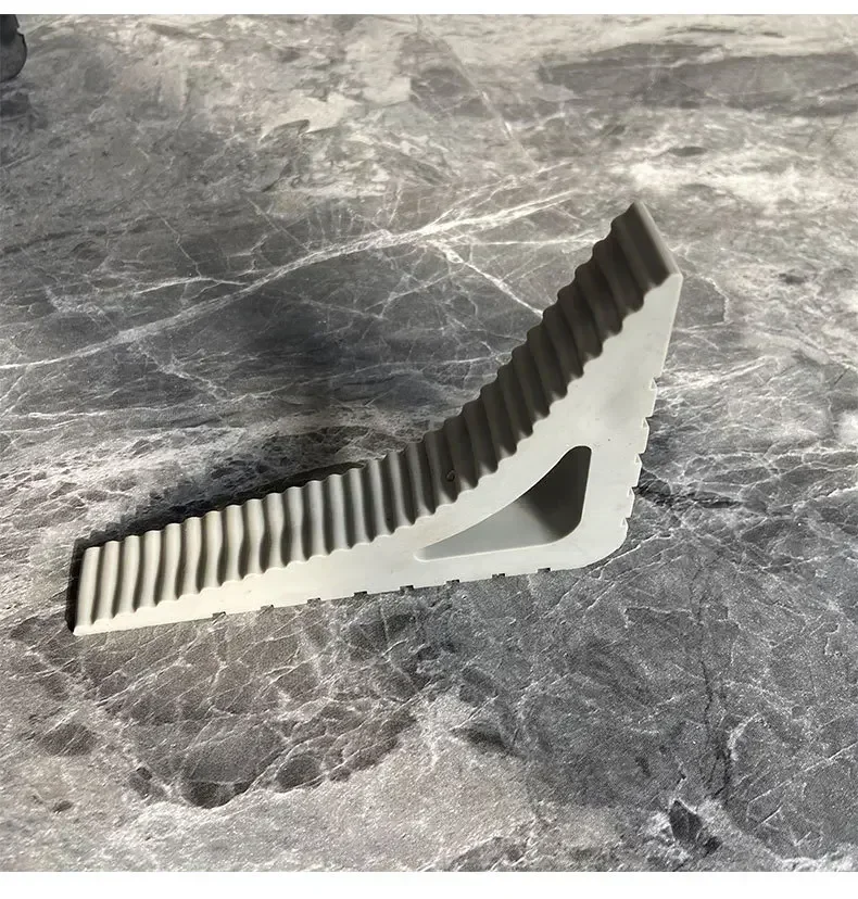 Versatile Rubber Door Stopper - Durable Anti-collision Wedge
