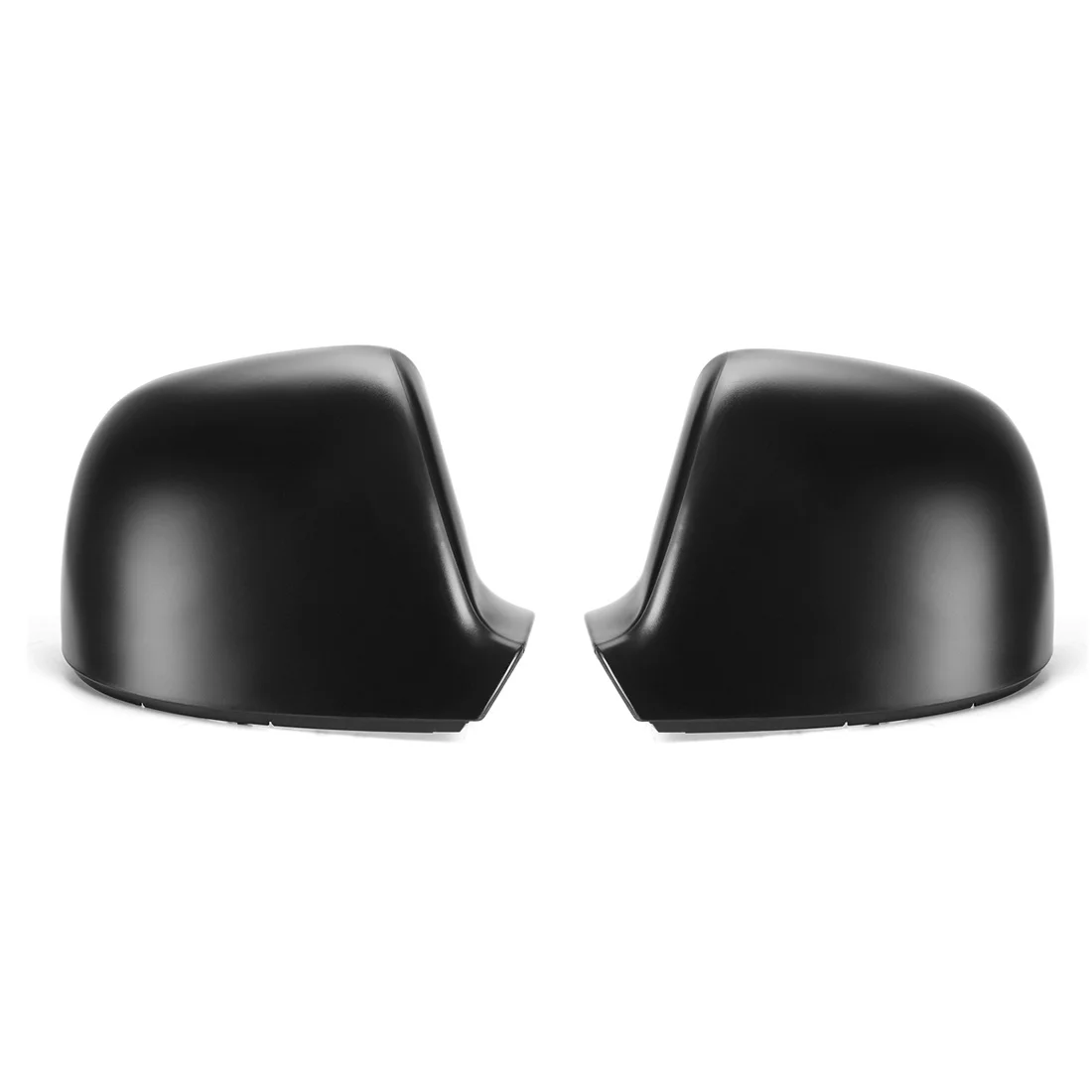Matte Black Mirror Covers Car Side Rearview Wing Mirror Replacement Shell Caps For-Vw Transporter T5 T5.1 T6 2010-2019
