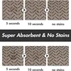 Absorbent Pet Feeding Mat Waterproof Quick Dry Placemat for Dog Cat Food Water Bowls with Non-Slip Rubber Backing 4