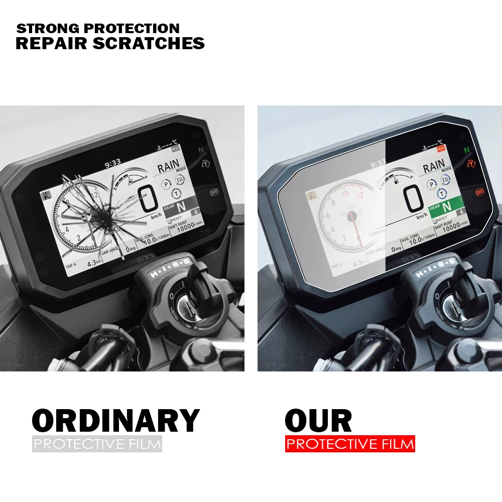 Pellicola Protettiva Opaca Per Honda X-ADV 750 RH10 (2021+) - Anti-Riflesso, Anti-Graffio | 2 Pezzi