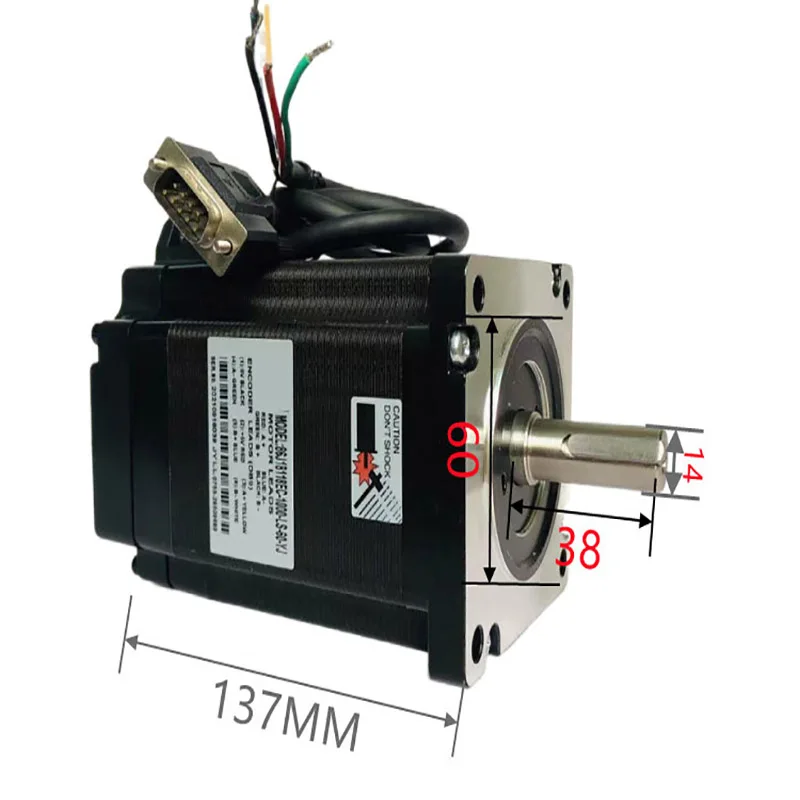 12nm 6a 하이브리드 2상 스테퍼 모터 1000 라인 엔코더 86j18156ec-1000-Ls 86 클로즈드 루프 스테퍼 서보 모터