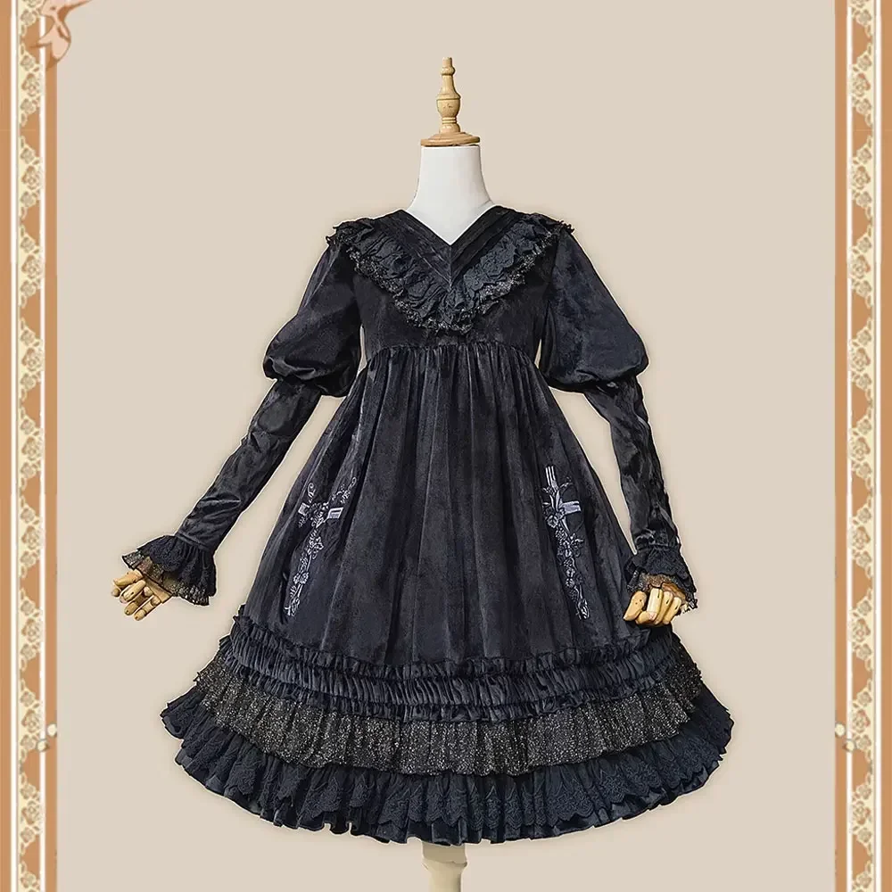 Holy Fruit Classic Long Sleeve Lolita Dress by Infanta