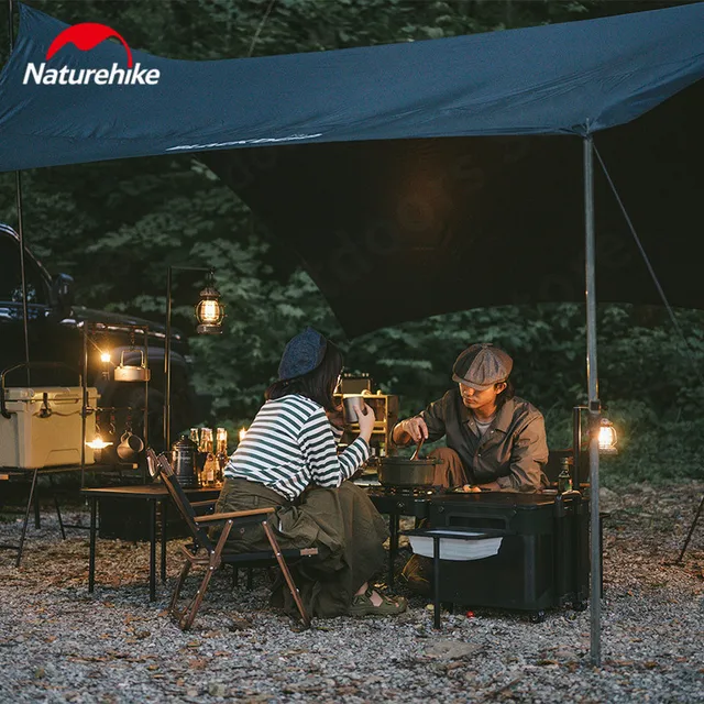 Naturehike Hordozható Barbecue Főző Konyhai Tábor Asztal Készlet Konyha Kültéri Kemping Igt Piknik Bbq Combo Table - Image 6