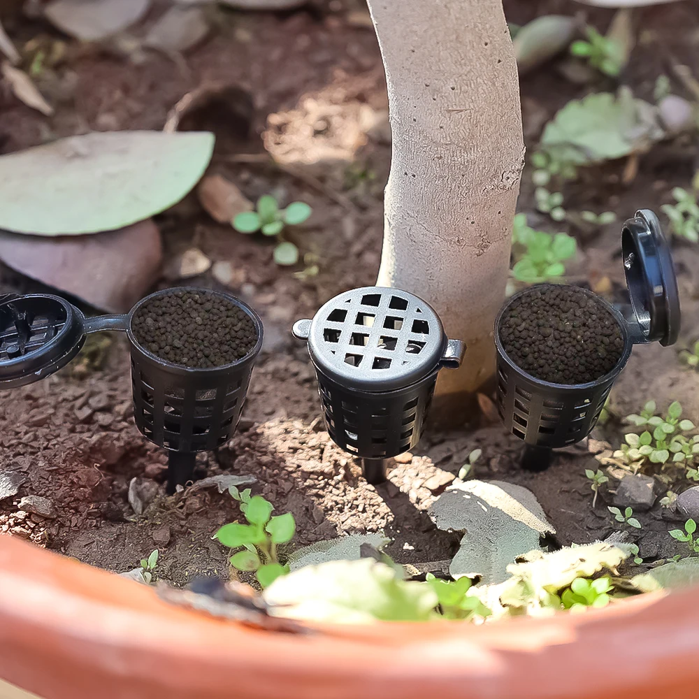 20 Pezzi Cestini in Rete per Fertilizzante per Piante Bonsai