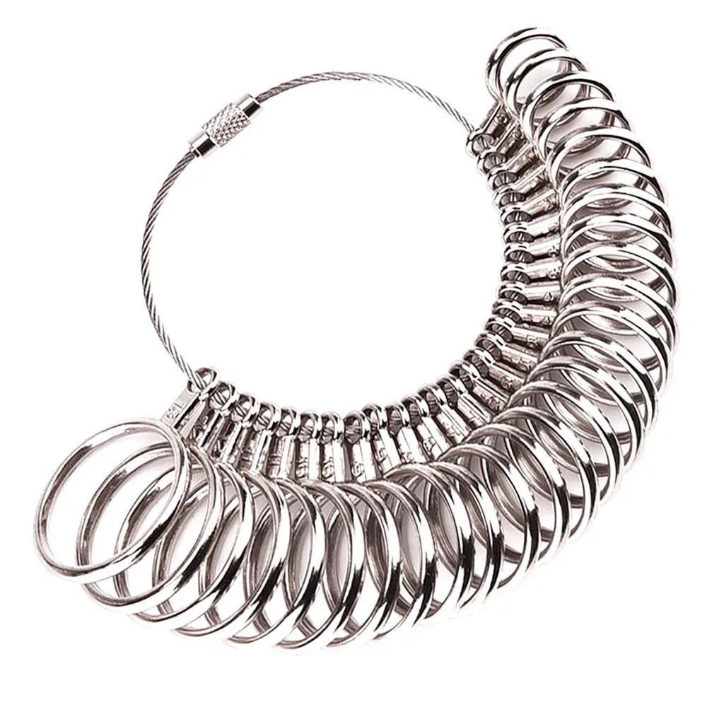 Premium Aluminum Alloy Ring Sizer Tool for Accurate Jewelry Measurement (0-13mm)