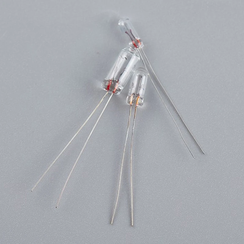 25개 12V 미니 표시등 전구 3mm 4mm 5mm 투명 텅스텐 램프 밀 쌀 전구 스위치 버튼용