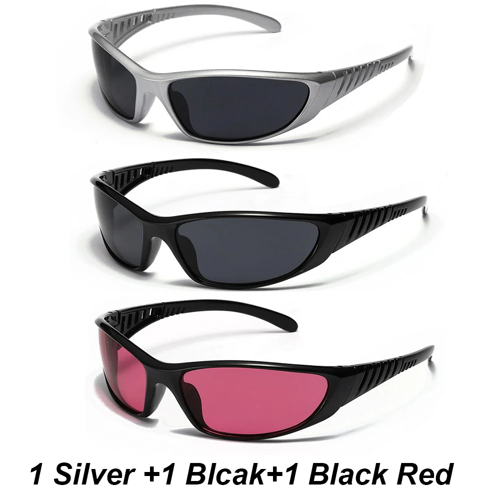 Futuristic Silver Hollow Sunglasses - Trendy Unisex Fashion Accessory