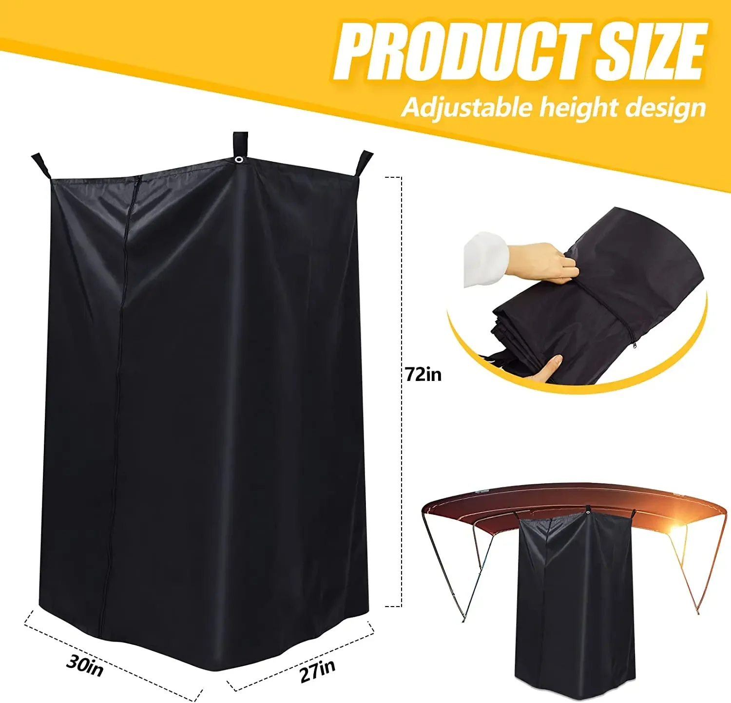 Boats Privacy Curtain Boat Changing Room With Bag Portable Privacy Tent Shower Curtain Toilet Tent For Outdoor Portable Privacy Tent