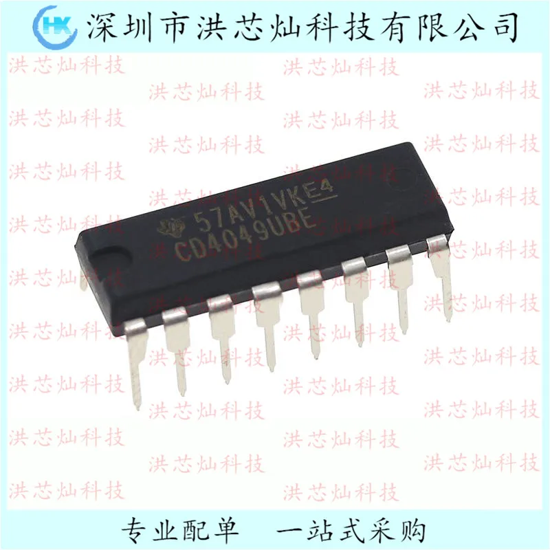 

10PCS/LOT CD4049UBE DIP-16 TI / Original, in stock. Power IC