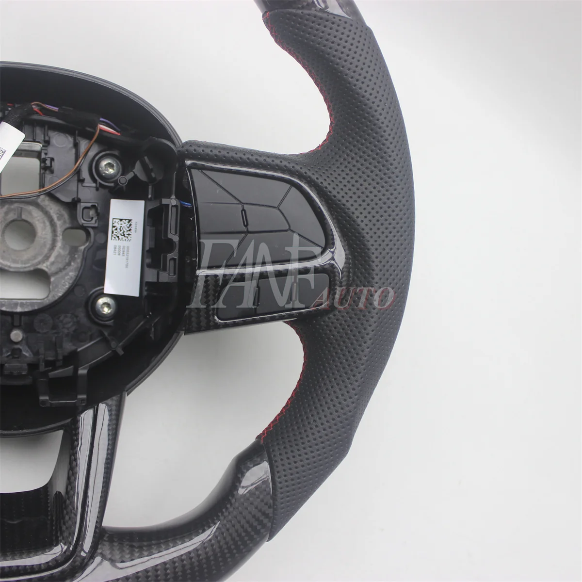 Coprivolante In Carbonio Per Jeep Renegade/Compass - 3 Pezzi, Adesivo, Interni Auto - Foto 14